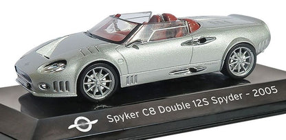 Spyker C8 / C12 Double 12S Spyder 2005 - 2008 - Cased - Supercar Collection 1:43 – diecast model