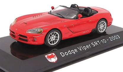 Dodge Viper Red - SRT 10 2003 Cased - Supercar Collection 1:43 – diecast model