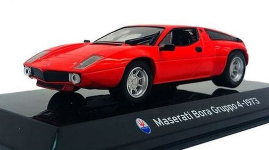 Maserati Bora Gruppo 4-1973 Red Cased - Supercar Collection 1:43 – diecast model