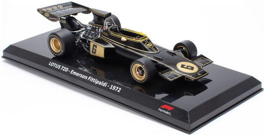 Lotus 72D - Emerson Fittipaldi - 1972 Cased - 1:24th Scale F1 Collection 1:24 – diecast model