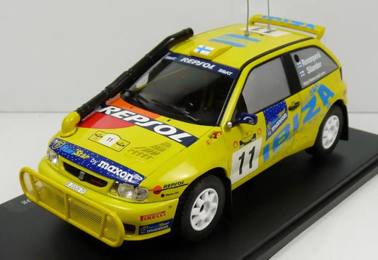 Seat Ibiza Kit Car (1998) Harri Rovanpera - Voitto Silander - 1:24th Rally 1:24 – diecast model