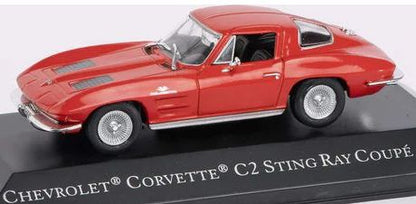 Available To Order – Chevrolet Corvette Sting Ray Coupe C2 - Red - American Car Collection 1:43 (MAG PP01)