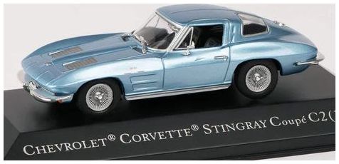 Available To Order – Chevrolet Corvette Sting Ray Coupe C2 - Blue - American Car Collection 1:43 (MAG PPG2)