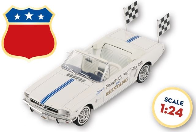 Available To Order – Ford Mustang Indianapolis 500 Pace Car 1964 - American Car Collection *****1:24th 1:24 (MAG PPG5)