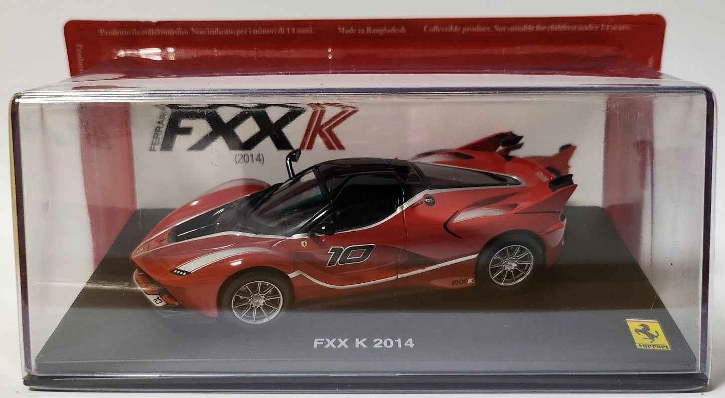 Available To Order – Ferrari FXX K 2014 - Red # 10 Ferrari Collection - cases 1:43 (MAG PQ03)