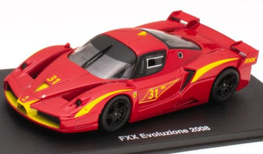 Ferrari FXX Evoluzione 2008 - Red # 31 Ferrari Collection - cases 1:43 – diecast model