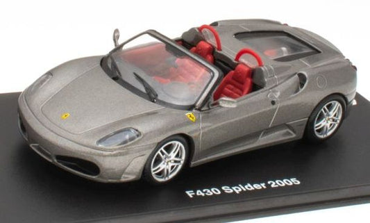 Ferrari F430 Spider 2005 - Silver Ferrari Collection - cases 1:43 – diecast model