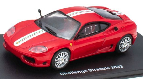 Ferrari Challenge Stradale 2003 Red/Stripe Ferrari Collection - cases 1:43 – diecast model