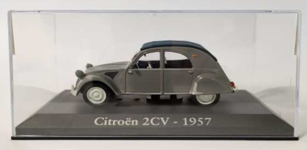 Citroen 2CV 1957 - Grey RBA Collection - cased 1:43 – diecast model