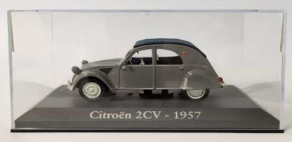 Citroen 2CV 1957 - Grey RBA Collection - cased 1:43 – diecast model