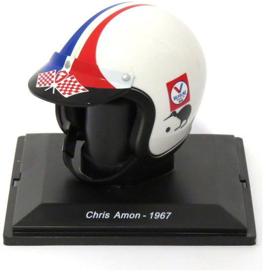 Available To Order – Chris Amon - 1967 Ferrari F1 Helmet Collection 1:5 - Cased 1:5 (MAG PV28)