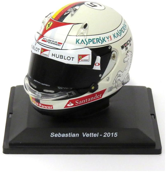 Available To Order – Sebastian Vettel - 2015 Ferrari F1 Helmet Collection 1:5 - Cased 1:5 (MAG PV96)