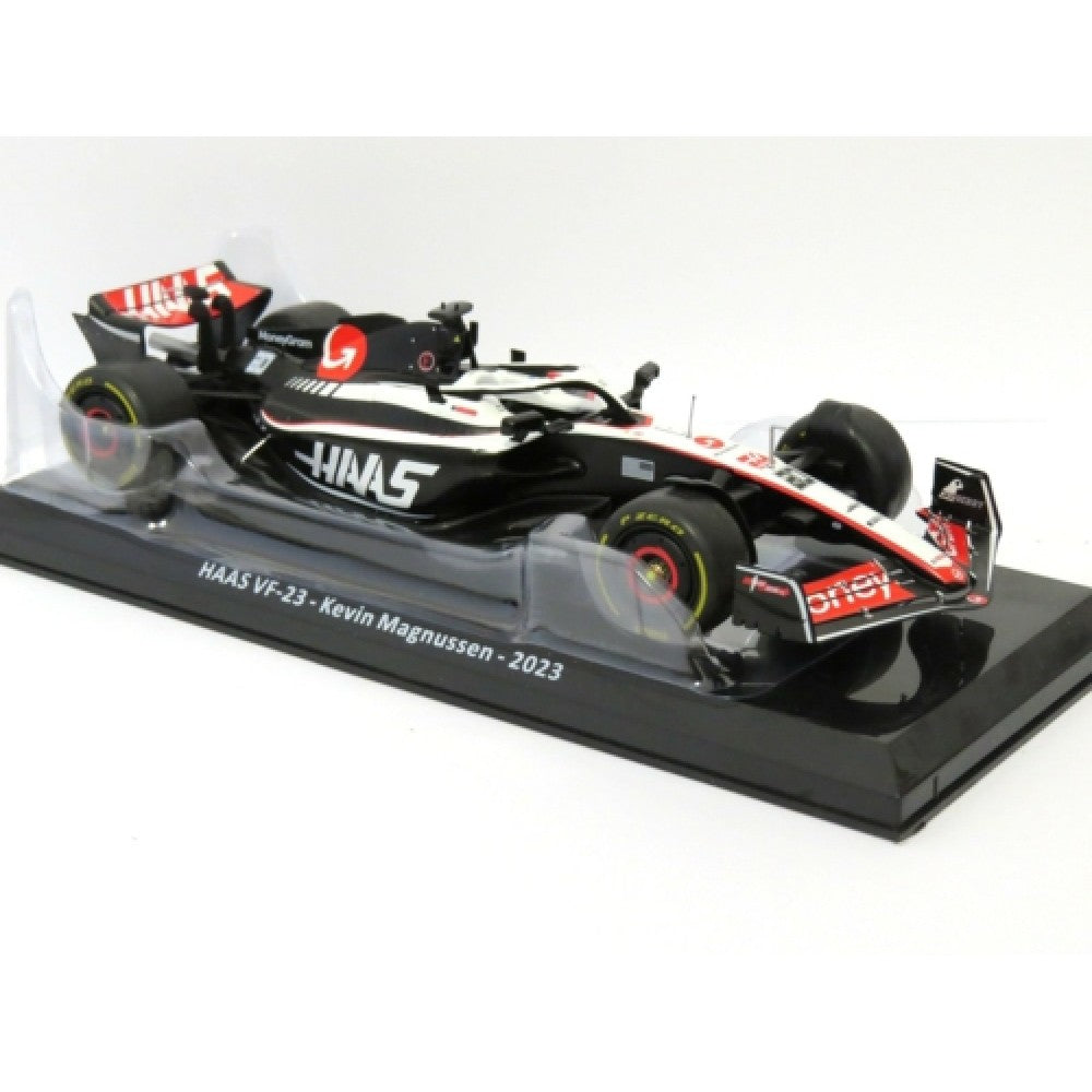 Available to Order – Haas VF-23 Kevin Magnussen 2023 F1 - Blister Packaging 1:24 Model (MAGMX100)