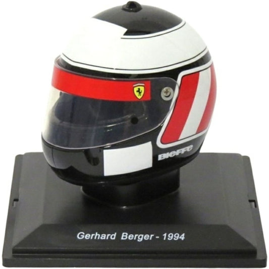 Available To Order – MAGPV17 - 1:5 GERHARD BERGER - 1994 FERRARI F1 HELMET COLLECTION - CASED BASEMENT Model (MAGPV17)