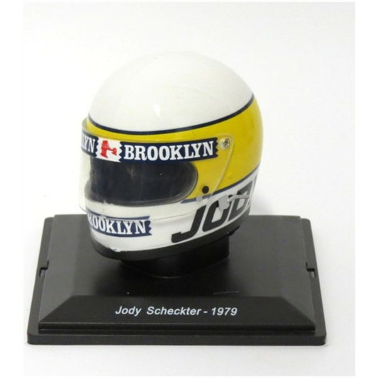 Available To Order – MAGPV19 - 1:5 JODY SCHECKTER - 1979 FERRARI F1 HELMET COLLECTION - CASED BASEMENT Model (MAGPV19)