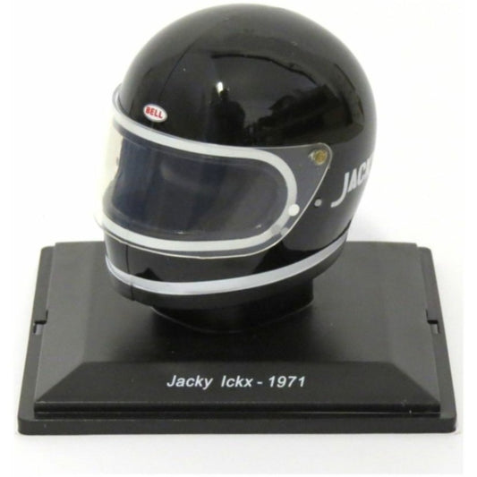 Available To Order – MAGPV27 - 1:5 JACKY ICKX - 1971 - FERRARI F1 HELMET COLLECTION - CASED BASEMENT Model (MAGPV27)