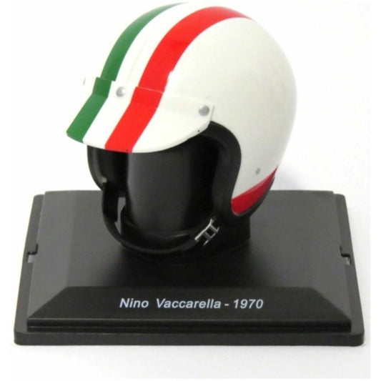 Available To Order – MAGPV67 - 1:5 NINO VACCARELLA - 1970 - FERRARI F1 HELMET COLLECTION - CASED BASEMENT Model (MAGPV67)