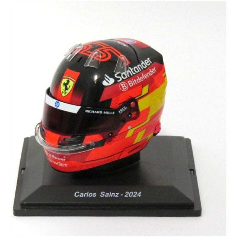 Available to Order – MAGPV90 - 1:5 CARLOS SAINZ - 2024 FERRARI F1 HELMET COLLECTION (MAGPV90)