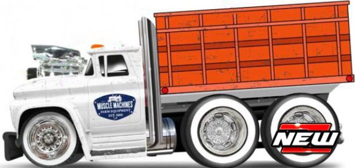 Available to Order – Chevrolet C60 Grain Truck 1966 White (11613) 1:64 (MAI 11610-CHEVY01)