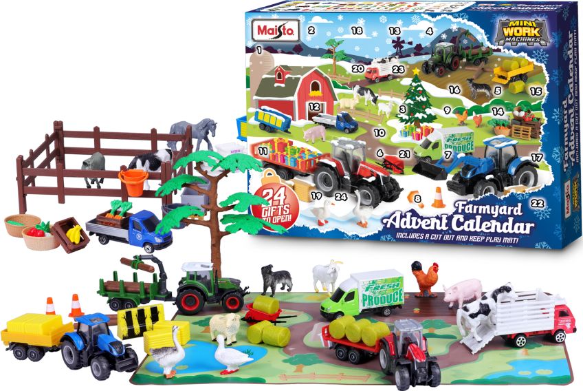 Available to Order – Farmyard Advent Calendar w/Playmat (MAI 12566)