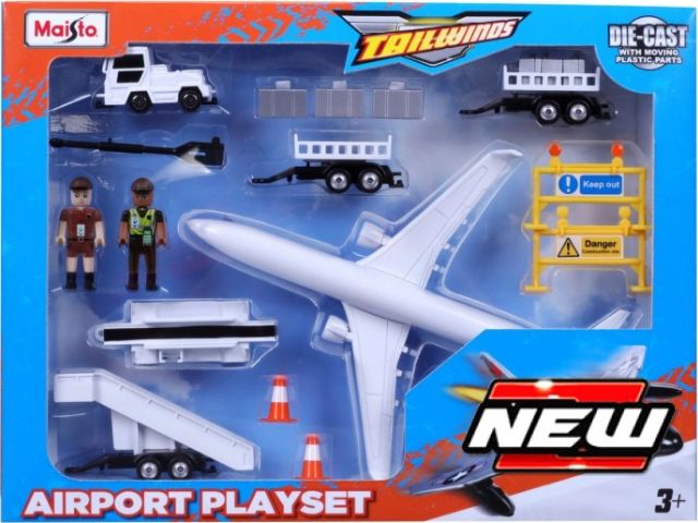 Available To Order – Fresh Metal Tailwinds Airport Set A Maisto Model (MAI 12620A)