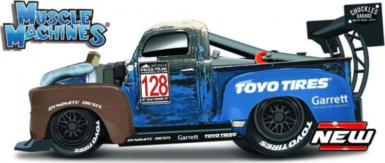 Available to Order – Ford F1 Pick Up 1949 Chuckles Garage Old Smokey #128 'Muscle Machines' 1:64 (MAI 15559)