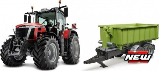 Available to Order – Massey Ferguson 8S.265 Tractor w/Loader Wagon Mini Work Machine (MAI 15590ML)