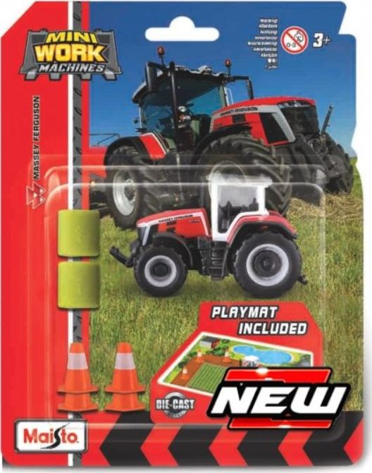 Available to Order – Massey Ferguson Mini Work Machines Mini Farm Playset 3" (MAI 15592M)