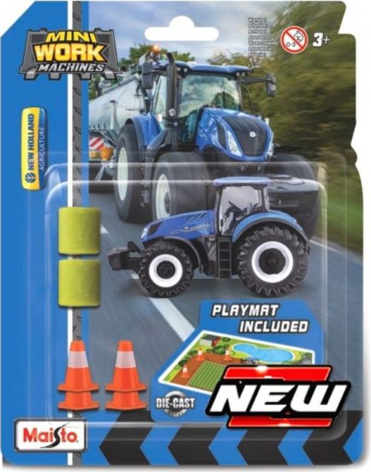 Available to Order – New Holland Mini Work Machines Mini Farm Playset 3" (MAI 15592N)