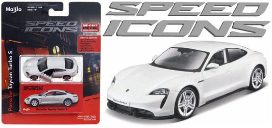 Available to Order – Porsche Taycan Turbo S White 1:64 (MAI 15708W)