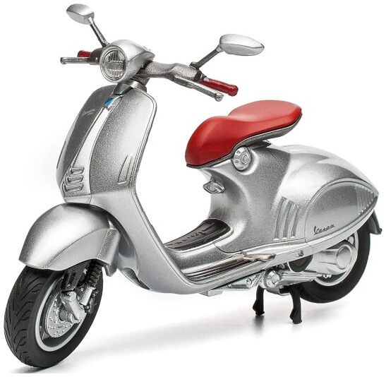 Available to Order – Vespa 946 Bellissima 2014 Silver 1:18 (MAI 16885S)