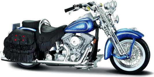 Available To Order – H-D FLSTS Heritage Springer 1999 Blue (35) 1:18 Maisto Model (MAI 16948)
