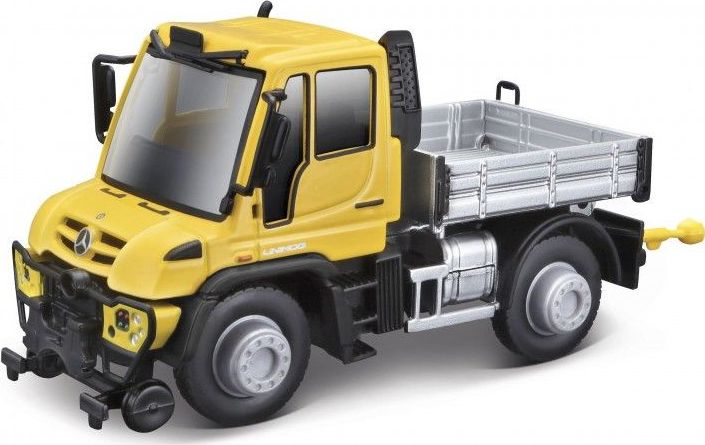 Available to Order – Mercedes Benz Unimog Rail Road Carrier Yellow 4.5" (MAI 19143)