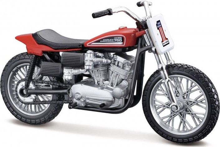 Available to Order – H-D XR-750 Racing Bike 1972 #1 Red (40) 1:18 (MAI 20114)