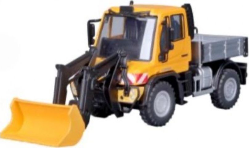 Available To Order – Mercedes Benz Unimog Front Loader with Bucket 4.5" Maisto Model (MAI 21238-6)