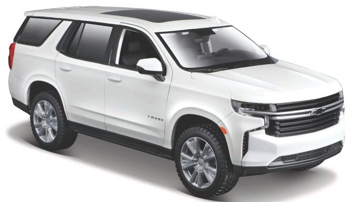 Chevrolet Tahoe White 2021 1:24 – diecast model