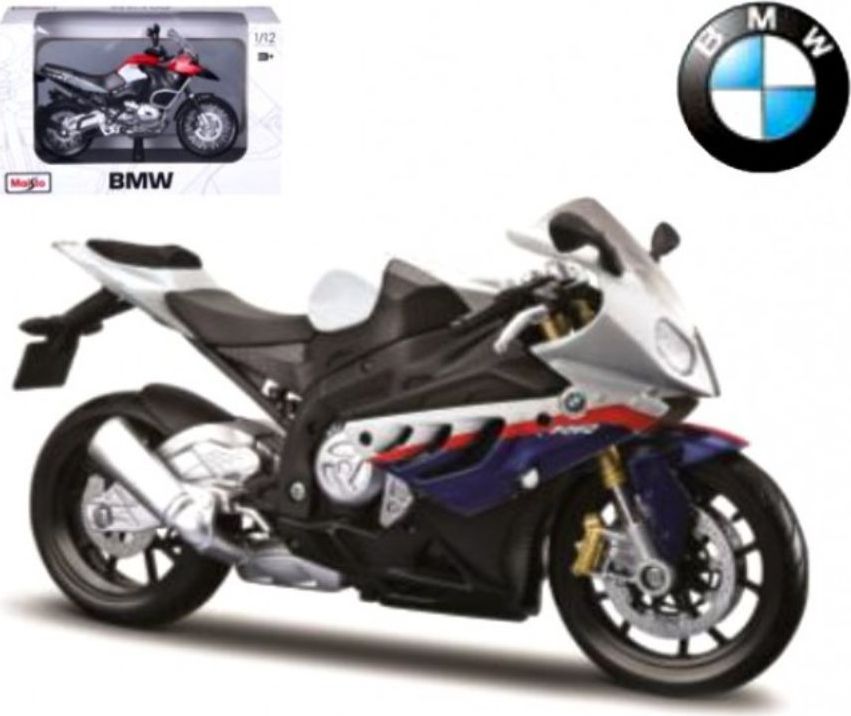 Available To Order – BMW R1250 GS White/ Red 1:12 Maisto Model (MAI 32703)