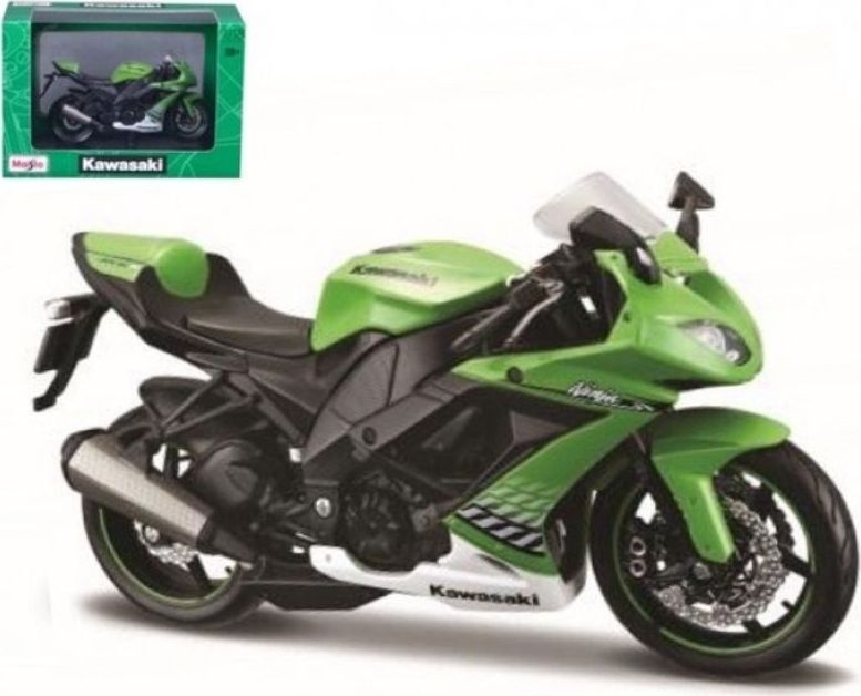 Available To Order – Kawasaki Ninja ZX-10R Green 1:12 Maisto Model (MAI 32709)