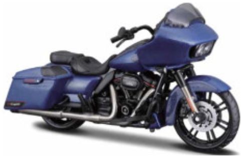 Available to Order – Harley Davidson 2022 CVO Road Glide Blue (43) 1:18 (MAI 34360-2)