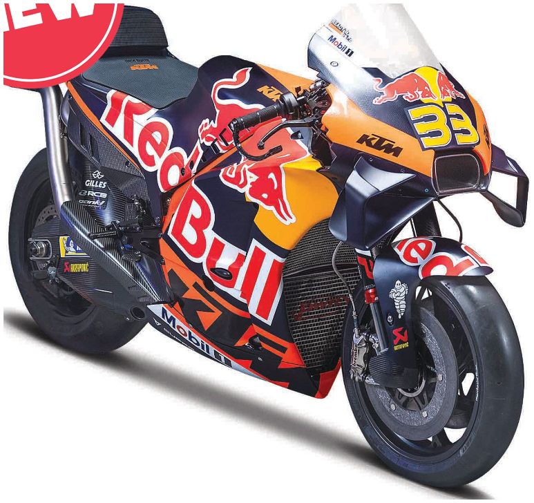 Available to Order – Red Bull Ktm Factory Motorbike 2023 #33 Binder 1:18 (MAI 36393B)