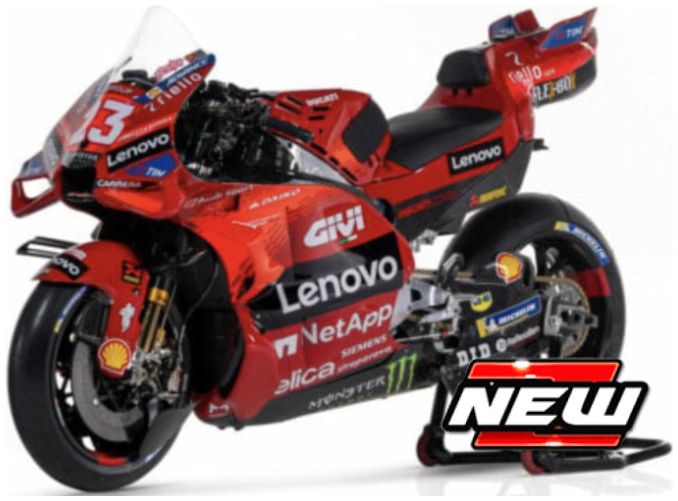 Available To Order – Ducati Desmosedici GP24 Lenovo GP Racing #23 Enea Bastianini 2024 1:18 (MAI 36398E)
