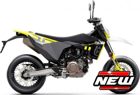 Available to Order – Husqvarna Husky 701 Supermoto Black/White Yellow 1:18 (MAI 39300H)