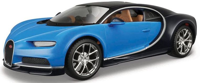 Available To Order – Bugatti Chiron Kit - Blue/Black 1:24 (MAI 39514B)