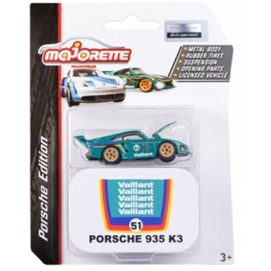 THIS ITEM IS AVAILABLE TO ORDER FROM OUR SUPPLIER - 1:64 MAJORETTE MAJ212053161A PORSCHE 935 K3 (TEAL) VALIANT NO.51 WITH COLLECTORS TIN