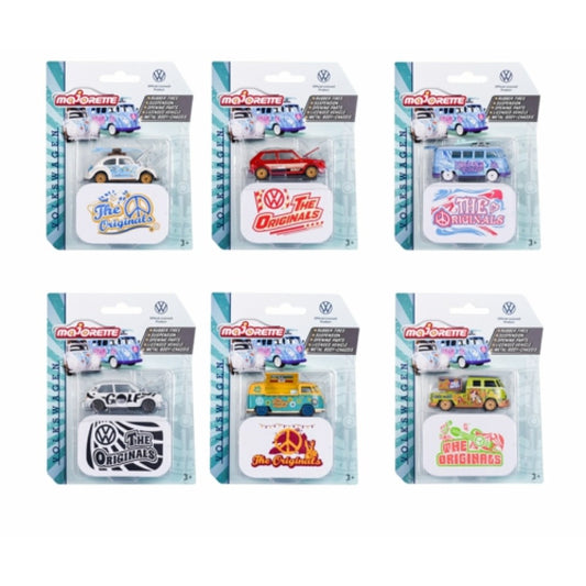 THIS ITEM IS AVAILABLE TO ORDER FROM OUR SUPPLIER - 1:64 MAJORETTE MAJ212055005 VW THE ORIGINALS DELUXE CARS 6 ASSORTED