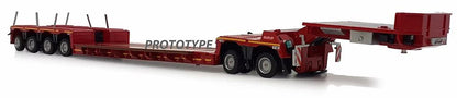 Available To Order – Nooteboom Euro Lowloader Red + Interdolly 1:32 Marge Farm Models Model (MAR 2011-01)