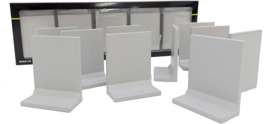 Available to Order – L-shaped Retaining Walls (Set of 10 pcs) 1:32 (MAR 2232)