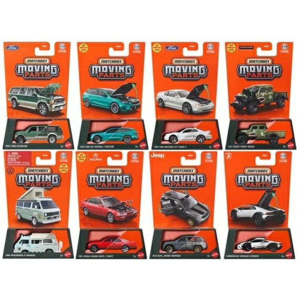 Available To Order – MATFWD28-978P - X8 Matchbox 1:64 Moving Parts 2026 Assortment P Case Hot Wheels Model (MATFWD28-978P)
