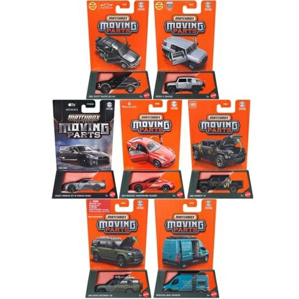 MATFWD28-978R - X8 Matchbox 1:64 Moving Parts 2026 Assortment R Case Hot Wheels Model