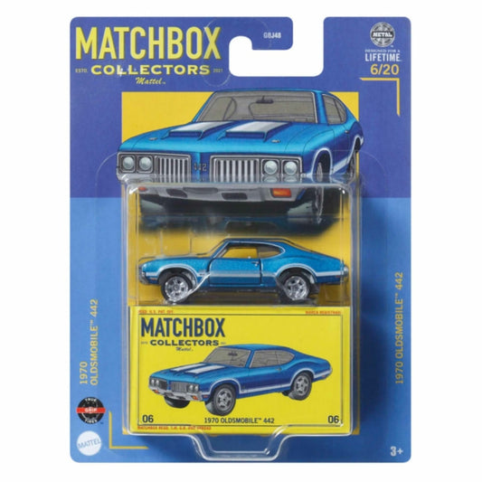 MATGBJ48-HVW12 - Matchbox Collectors 1970 Oldsmobile 422 6/20 HVW12 – diecast model